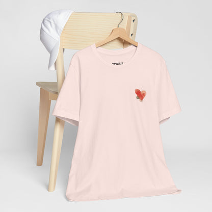 "Love Yourself" Unisex Jersey Tee – Wear Your Heart with Style -color - Soft Pink - available in USA