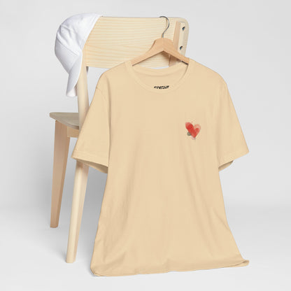 "Love Yourself" Unisex Jersey Tee – Wear Your Heart with Style -color - Soft Cream - available in USA