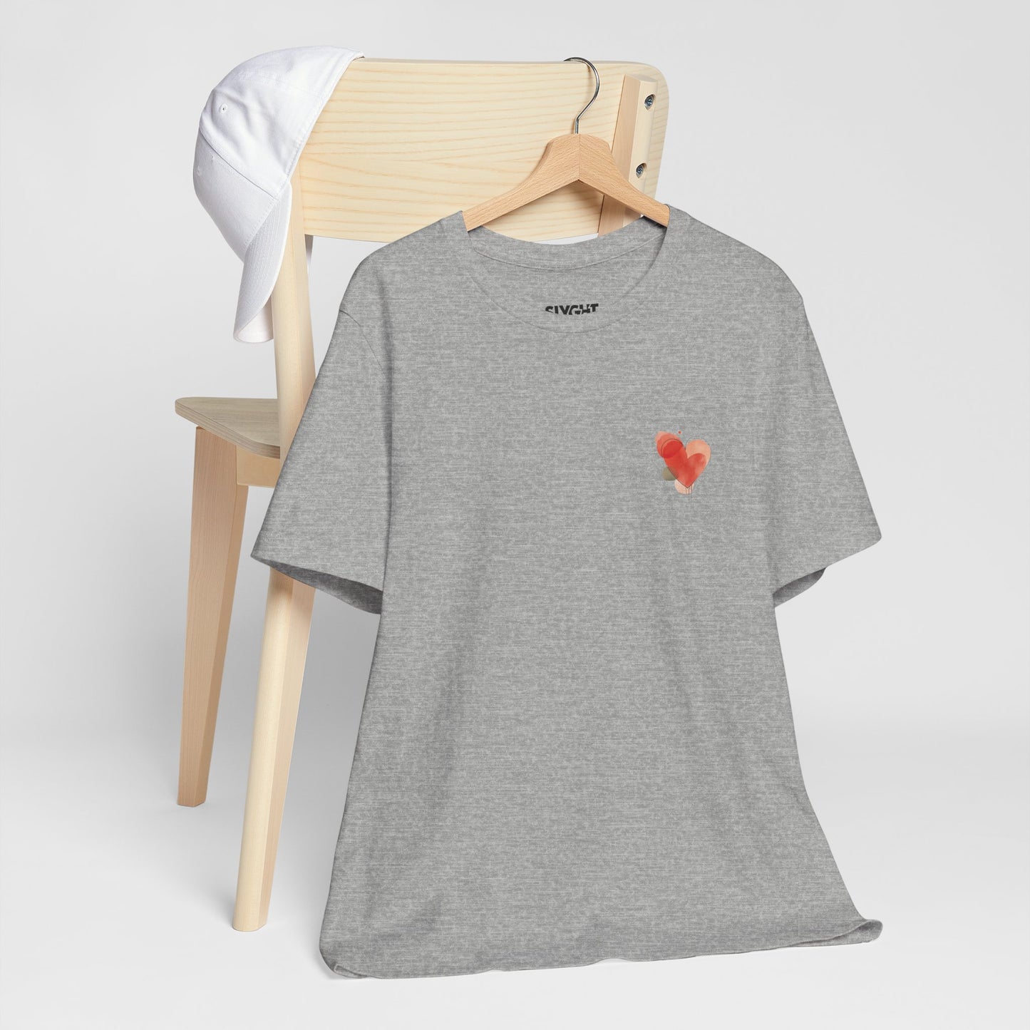 "Love Yourself" Unisex Jersey Tee – Wear Your Heart with Style -color - Athletic Heather - available in USA