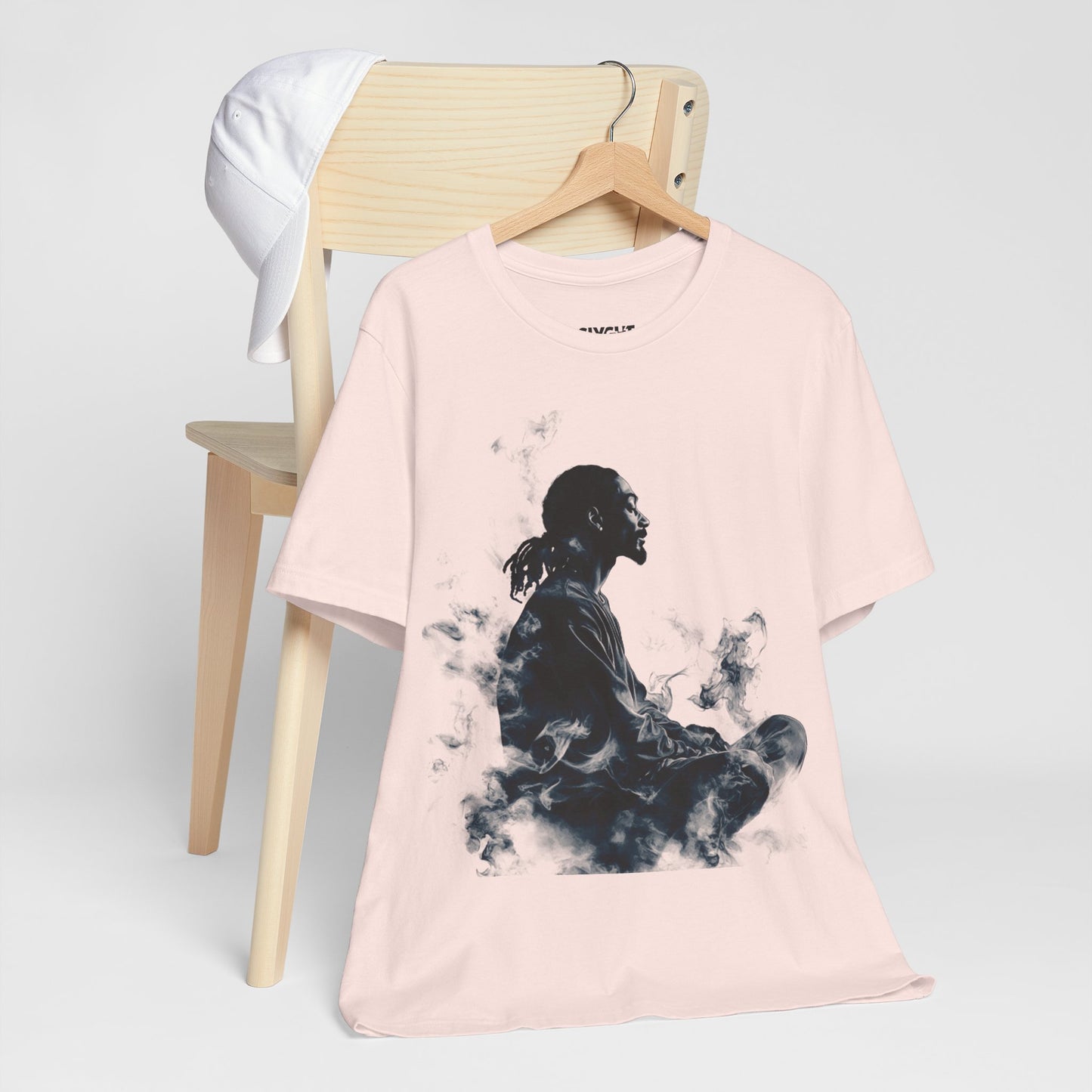 "Chill Vibes" Snoop Dogg Watercolor Tee – For Those Who Keep It Cool -color - Soft Pink - available in USA