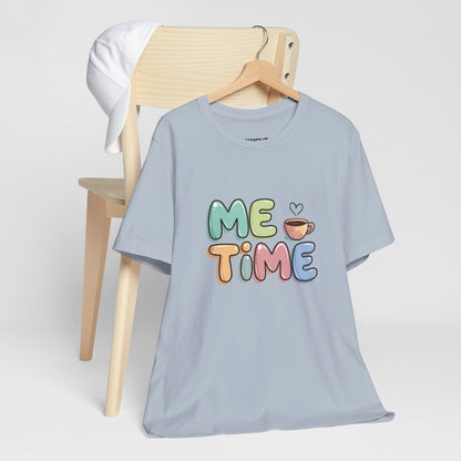 "Me Time Tee – For Coffee Lovers and Serial Relaxers" -color - Light Blue - available in USA