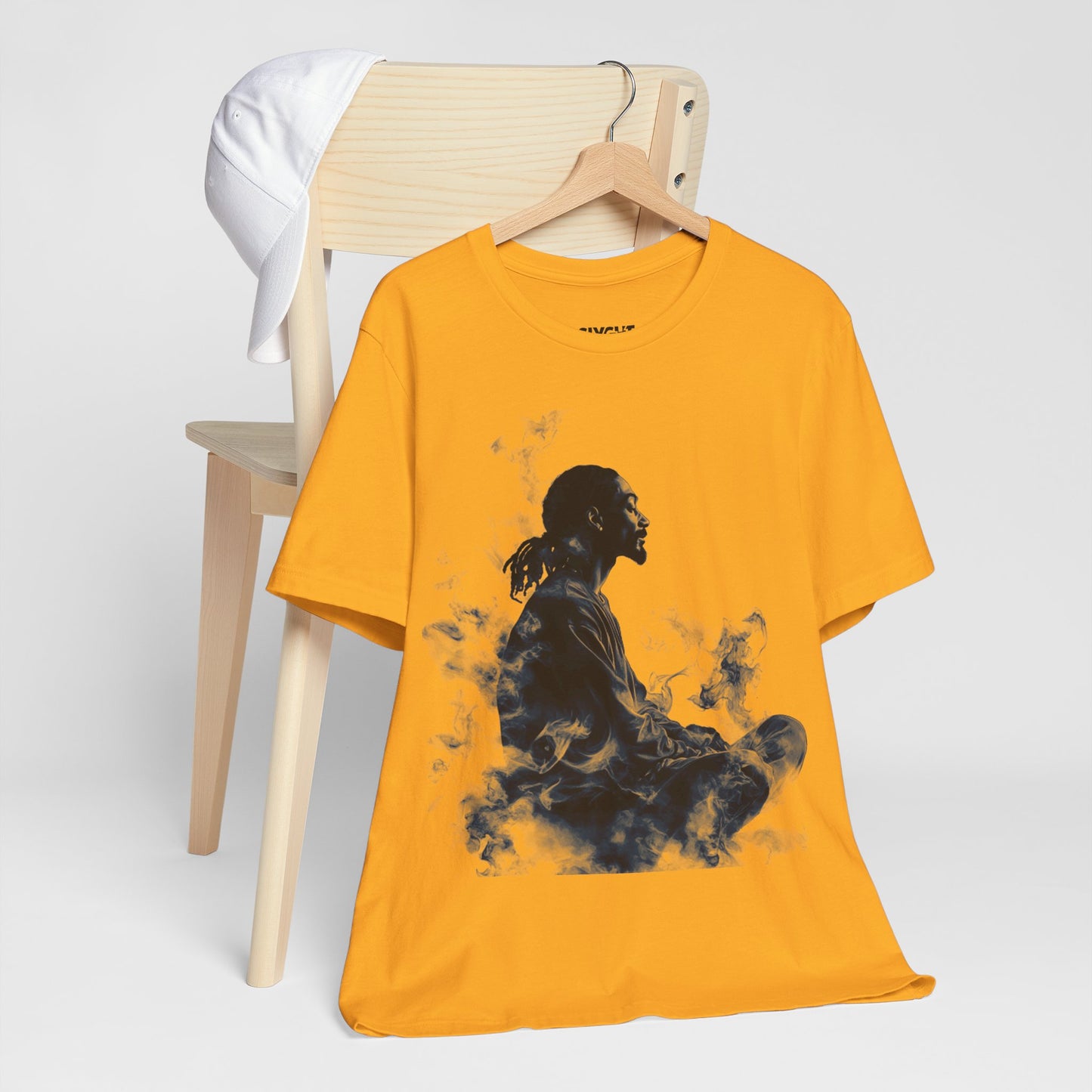 "Chill Vibes" Snoop Dogg Watercolor Tee – For Those Who Keep It Cool -color - Gold - available in USA