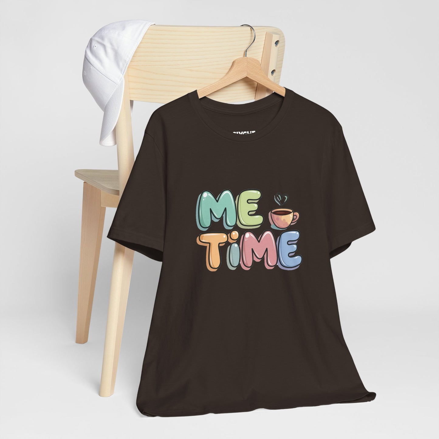 "Me Time Tee – For Coffee Lovers and Serial Relaxers" -color - Brown - available in USA