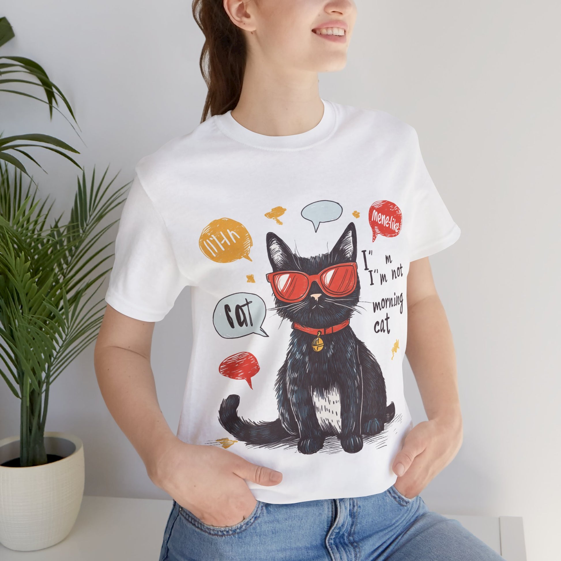 "Catitude in Color" Classic Tee – Purrfection Meets Playfulness -color - - available in USA