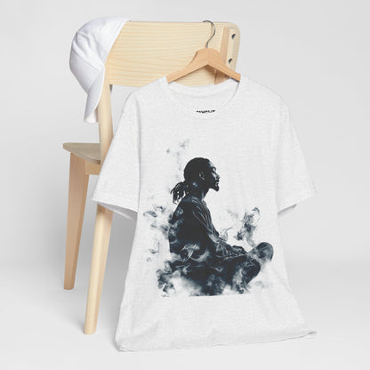 "Chill Vibes" Snoop Dogg Watercolor Tee – For Those Who Keep It Cool -color - Ash - available in USA