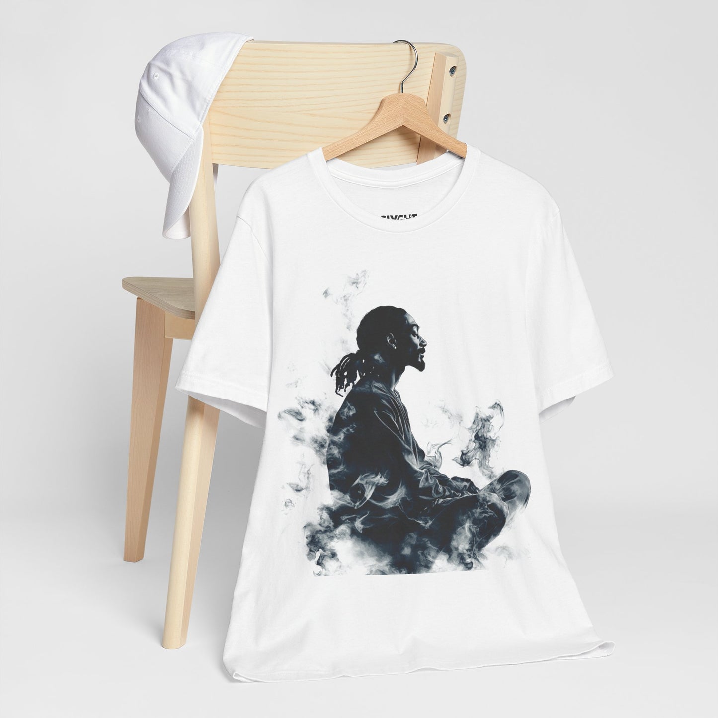 "Chill Vibes" Snoop Dogg Watercolor Tee – For Those Who Keep It Cool -color - White - available in USA