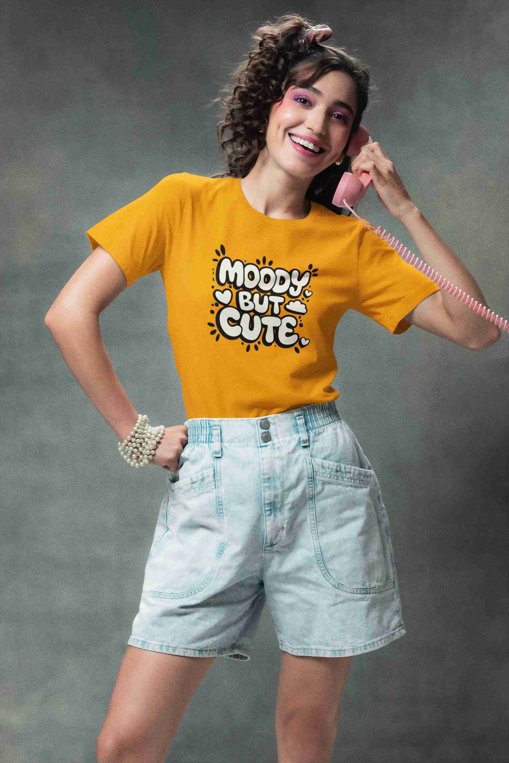 "Moody but Cute" Classic Tee – Because Why Choose? -color - - available in USA