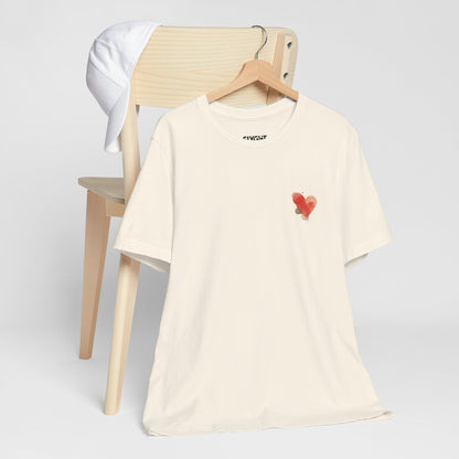 "Love Yourself" Unisex Jersey Tee – Wear Your Heart with Style -color - Natural - available in USA