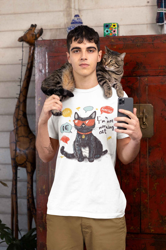 "Catitude in Color" Classic Tee – Purrfection Meets Playfulness -color - - available in USA