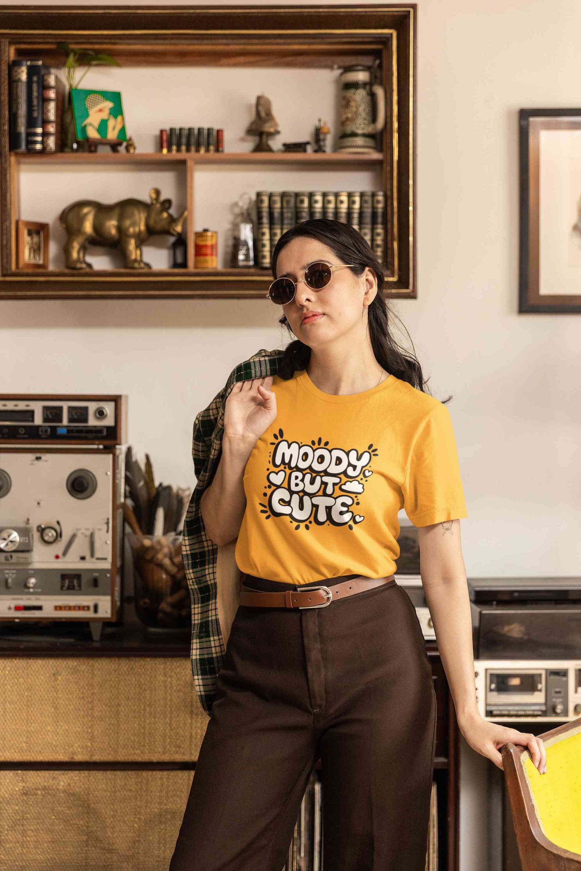 "Moody but Cute" Classic Tee – Because Why Choose? -color - - available in USA