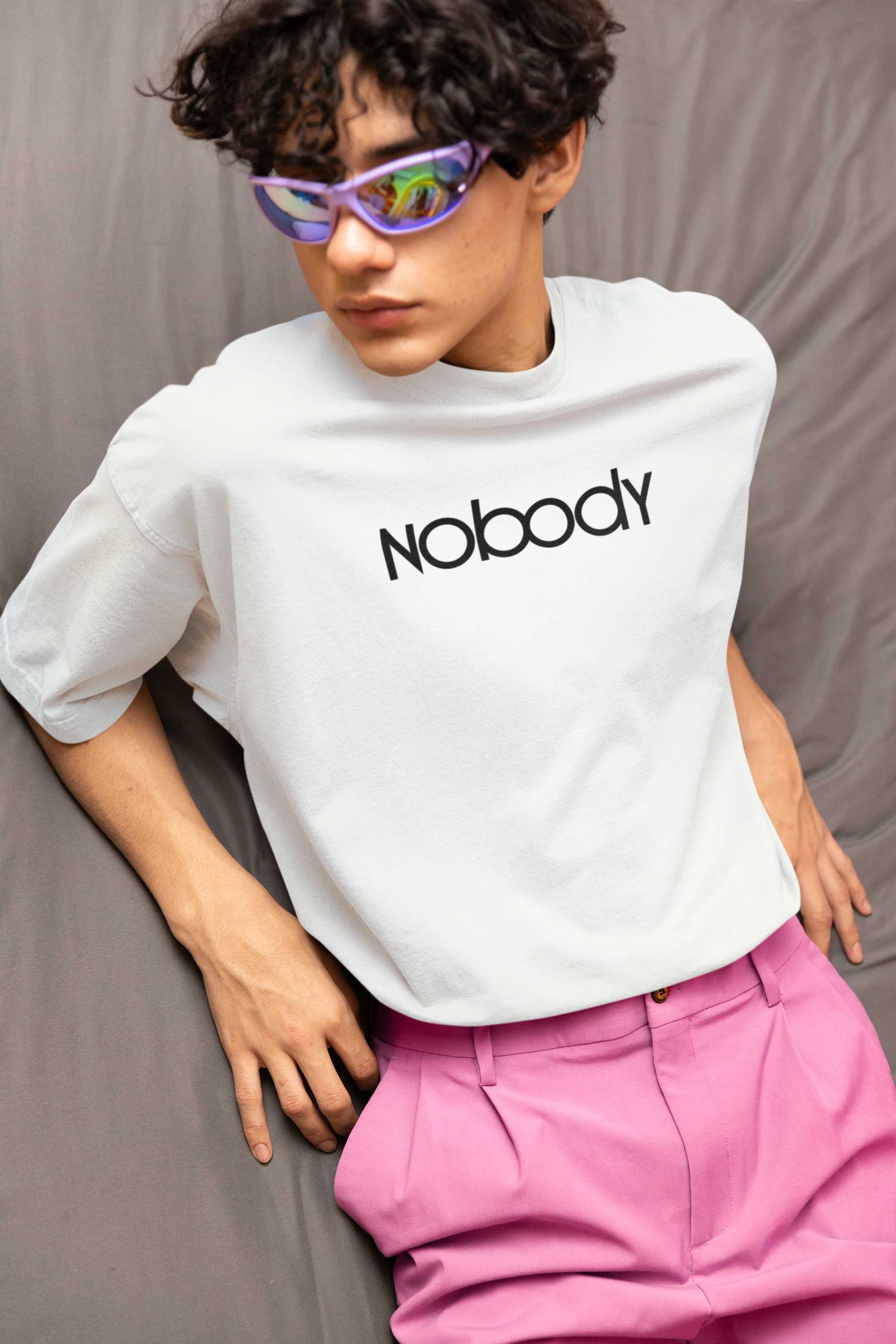 "NOBODY" Oversized Boxy Tee – Because Somebody's Got to Wear It -color - - available in USA