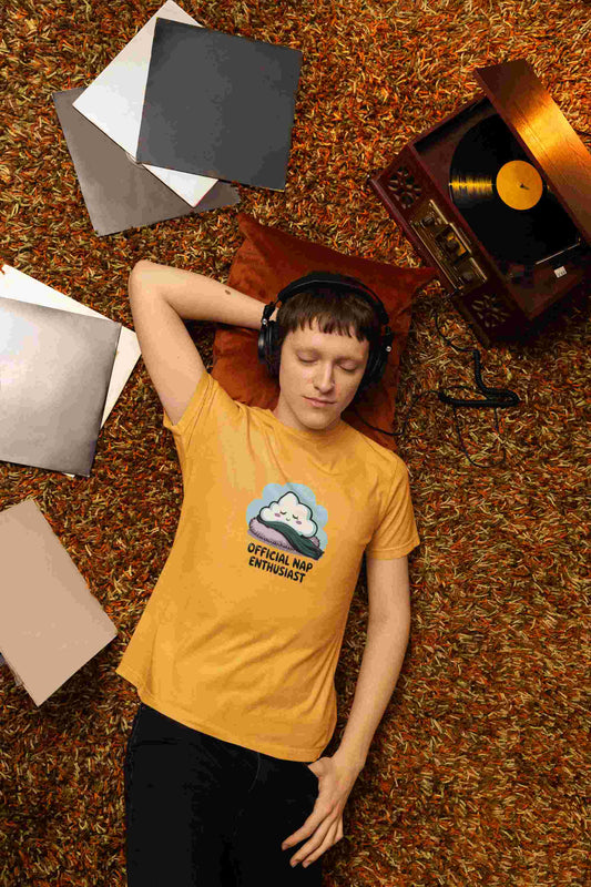 "Official Nap Enthusiast" Unisex Tee – Dream Big, Nap Bigger -color - - available in USA