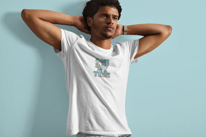 "One Day at a Time" Classic Tee – Your Daily Dose of Calm in Cotton -color - - available in USA