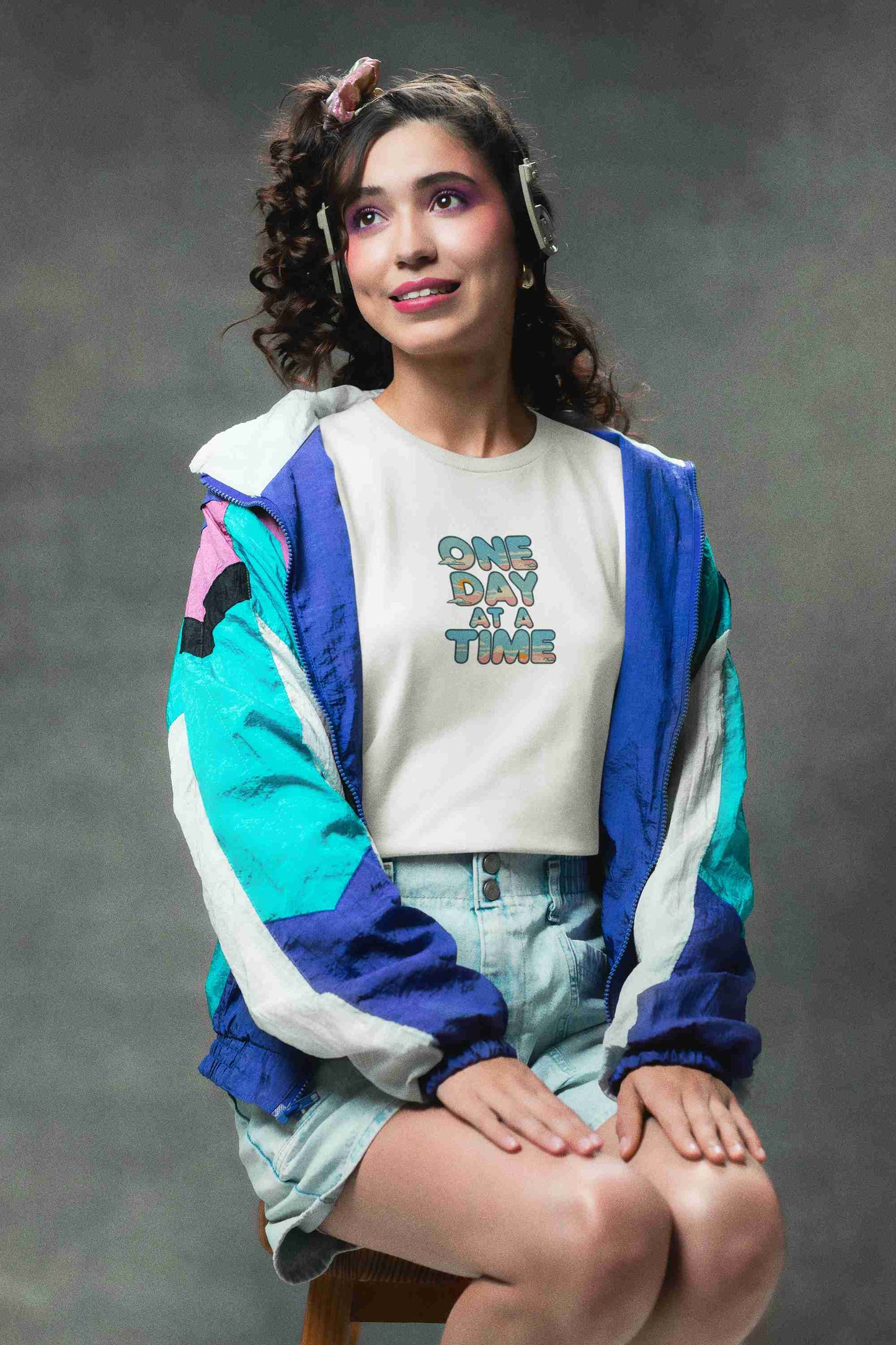 "One Day at a Time" Classic Tee – Your Daily Dose of Calm in Cotton -color - - available in USA