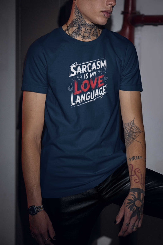 "Sarcasm Language" Unisex Tee – Speak Fluent Sass in Style -color - - available in USA