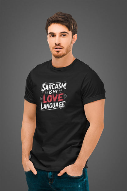 "Sarcasm Language" Unisex Tee – Speak Fluent Sass in Style -color - - available in USA