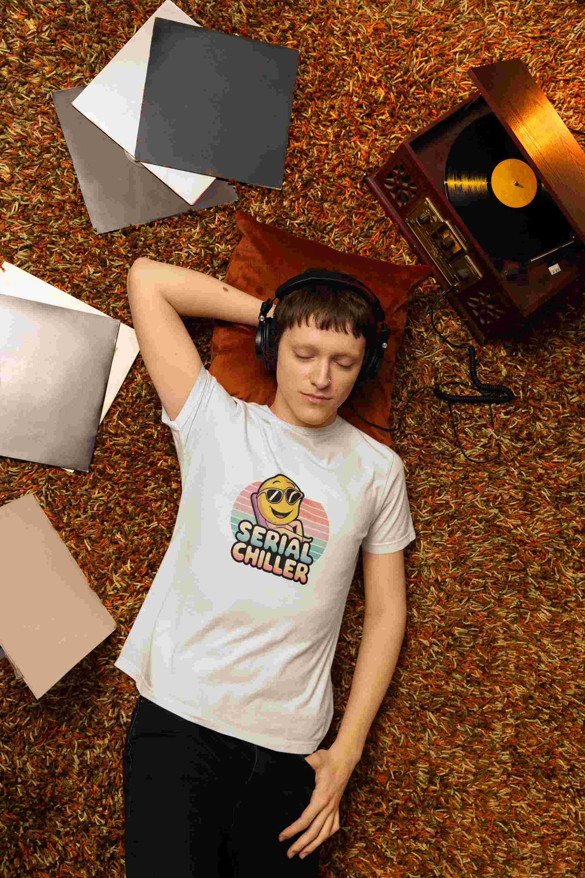 "Serial Chiller" Unisex Jersey Tee – Chill in Style, Always -color - - available in USA