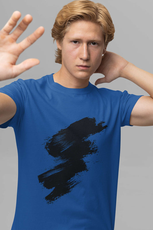 Zig-Zag Minimalist Unisex Tee – Bold, Clean, and Ready to Rock -color - - available in USA