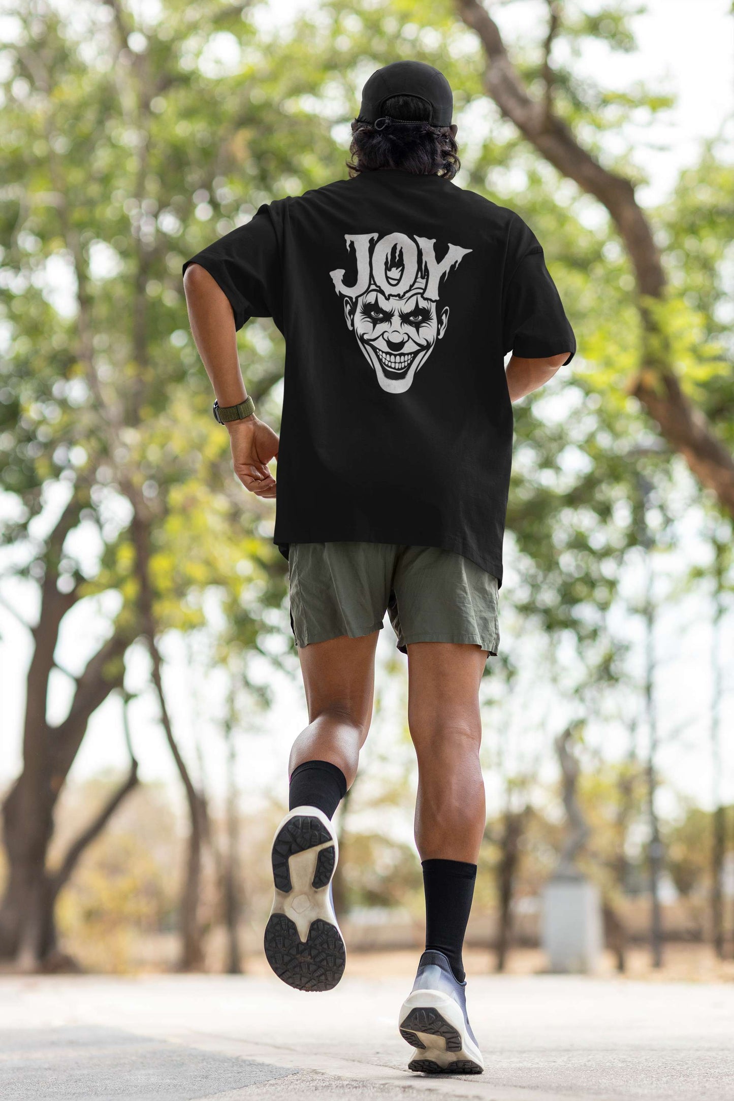 "Twisted Joy" Oversized Boxy Tee – Where Playful Meets Sinister -color - - available in USA