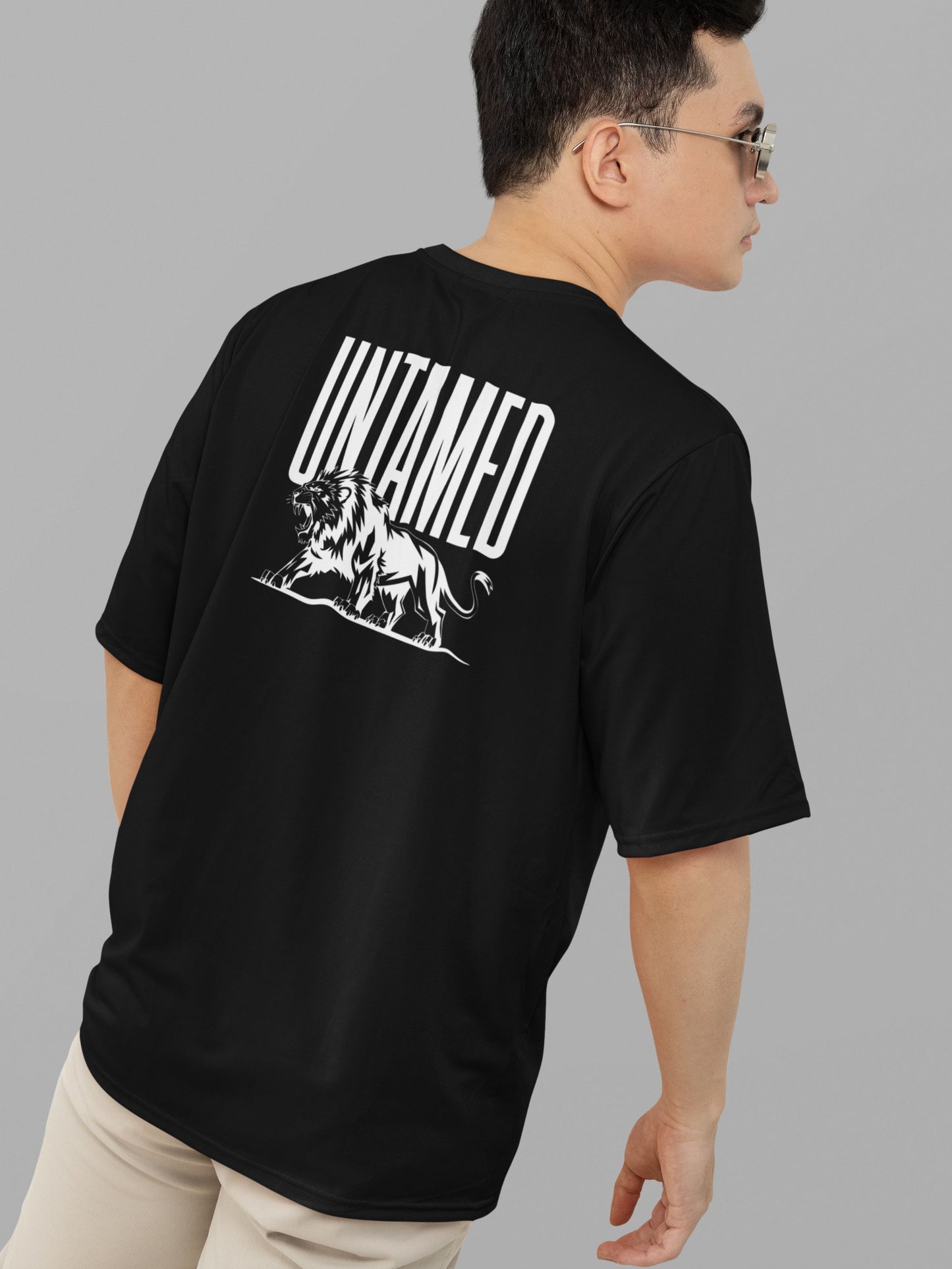 "Untamed Roar" Oversized Boxy Tee – Fierce Style, Unleashed -color - - available in USA