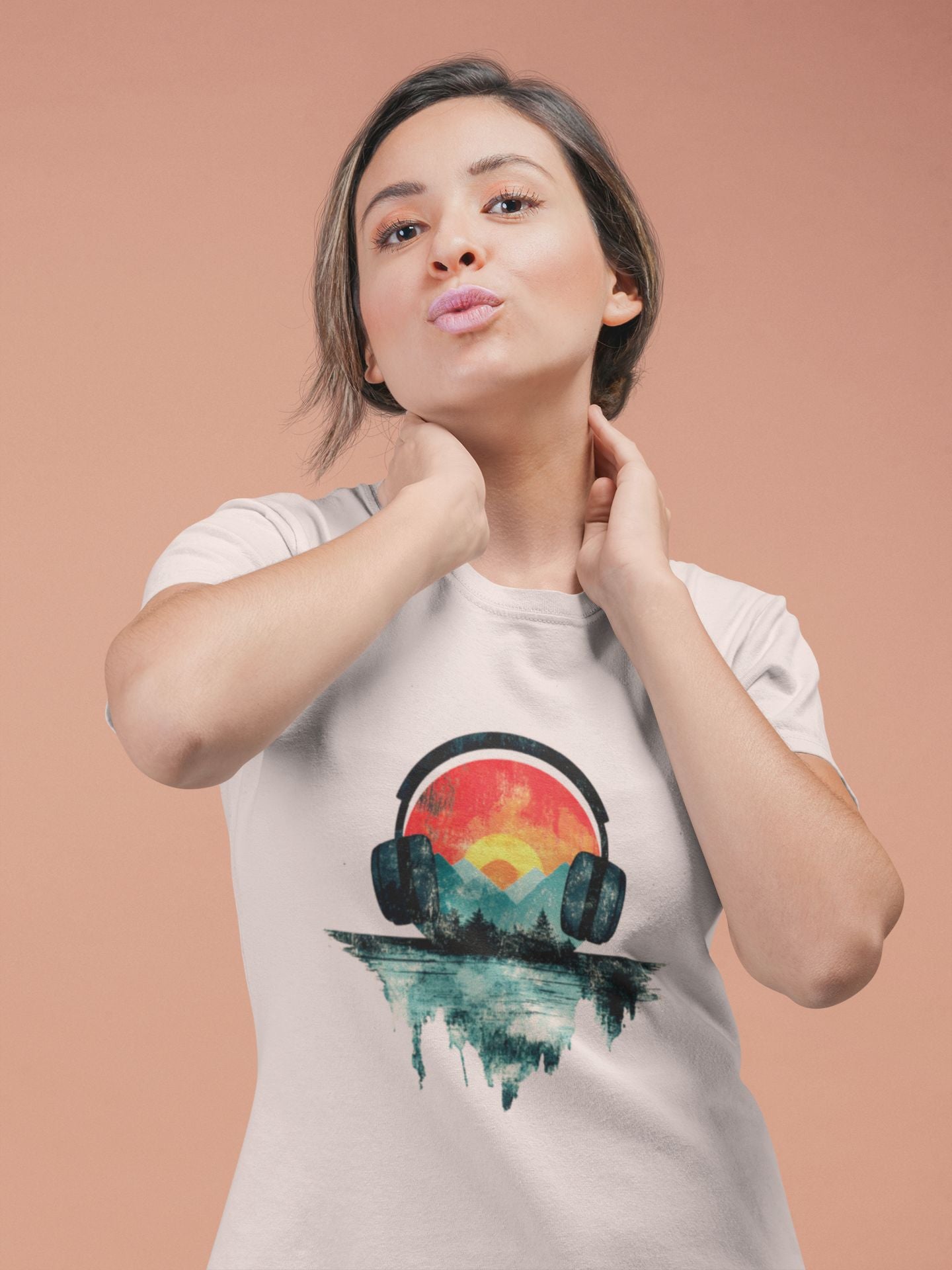 "Vinyl Vibes" Retro Unisex Tee – Feel the Beat, Look the Part -color - - available in USA